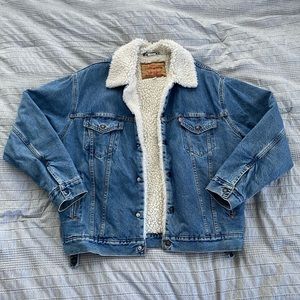 Vintage Levi’s Oversized Sherpa Jean Jacket
